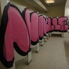 At MOCA’s graffiti survey exhibition, Art in the Streets, not even the restrooms are off-limits from the artists.